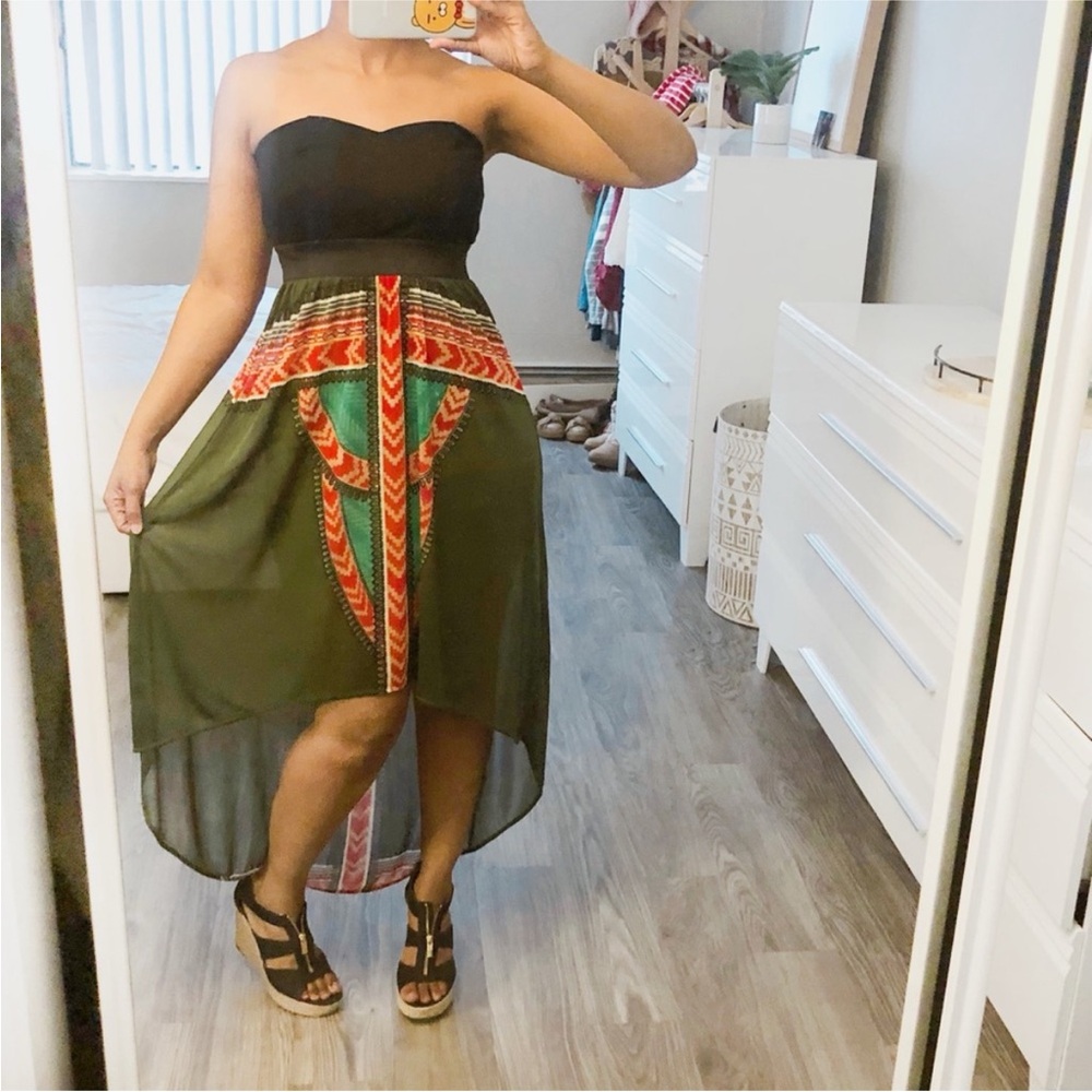 Fire Los Angeles Boho Sleeveless High-Low Dress